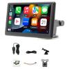 7-дюймовый сенсорный экран Carplay Android Auto Мультимедийный видеоплеер Bluetooth-совместимая автомобильная магнитола FM-навигация Камера заднего вида