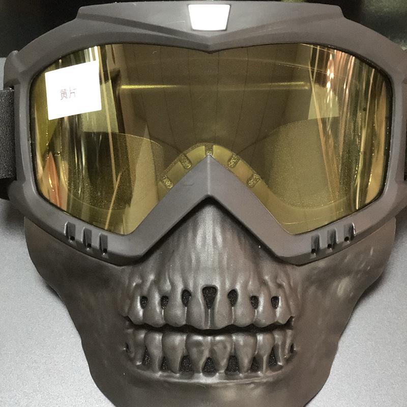 Outdoor Motorcycle Riding Goggles Skull Mask Ghost Mask Harley Windproof Direct Delivery Windproof Upgrade
