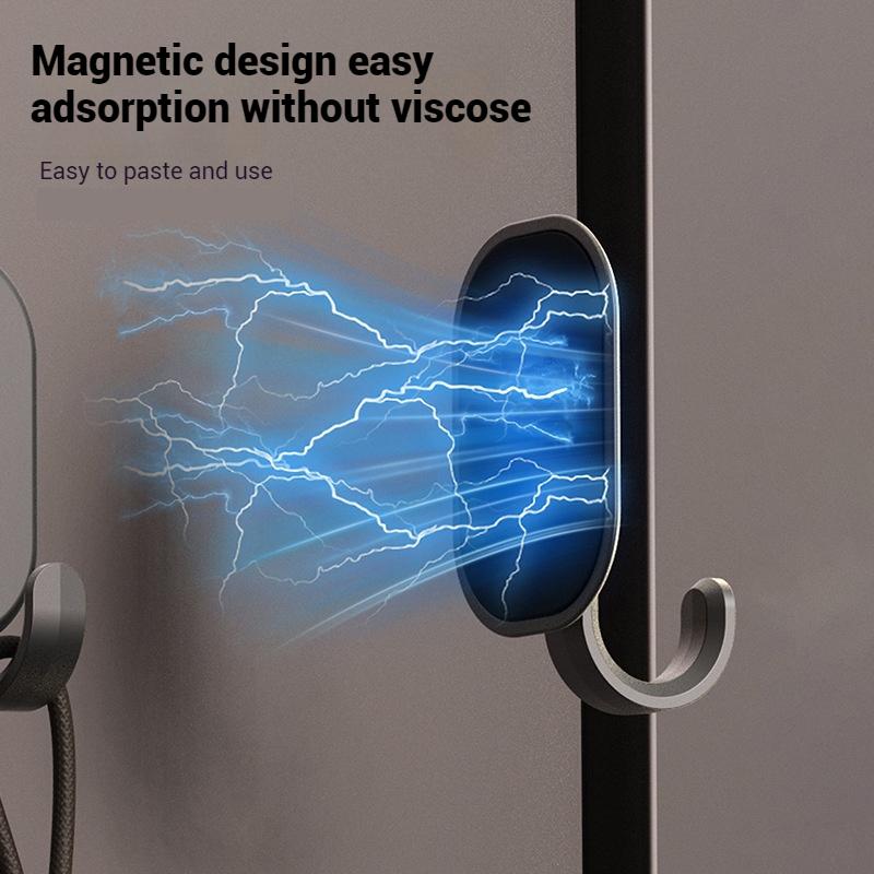 1-10 шт. Магнитный крючок для кухни, ванной, сильные магнитные крючки, настенные принадлежности для хранения, настенный крючок для спальни, аксессуары, вешалки для дома