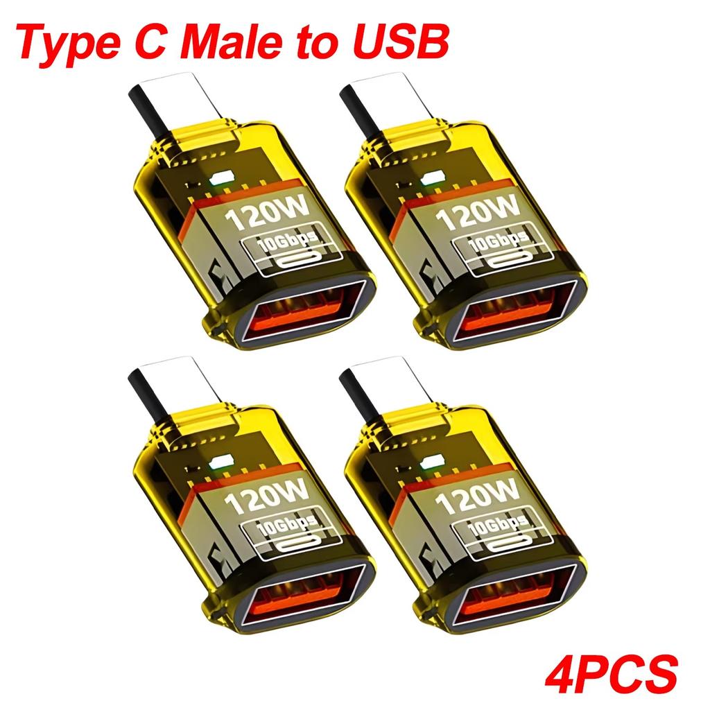 OTG USB C Female To USB A Male Adapter Converter High Speed Transfer for IPhone 16 15 IPad Tablet for Samsung Galaxy Android