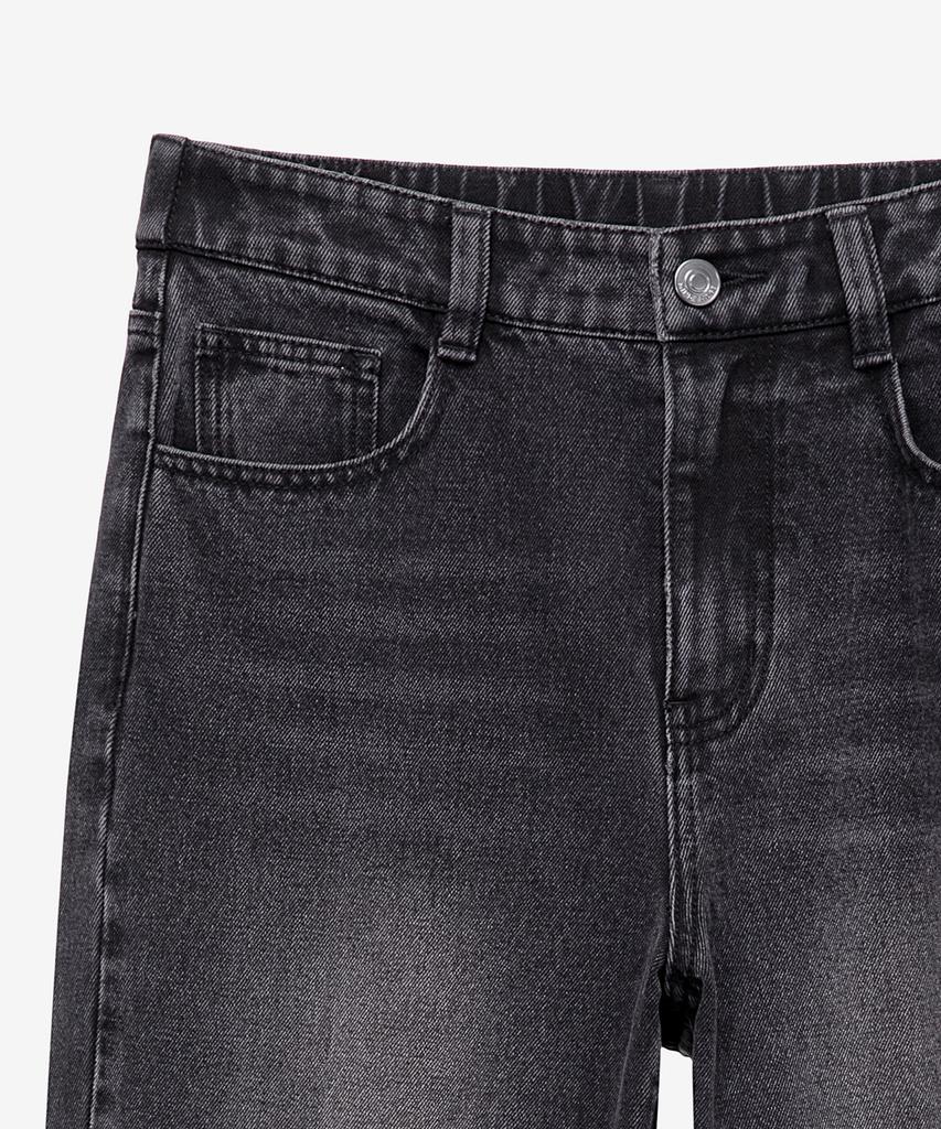 MIND BRIDGE WOMEN [W] Wide Gray Elastic Denim Pants
