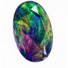 Lab Created Opal Oval 12.65 Ct Beautiful Certified Loose Gemstone