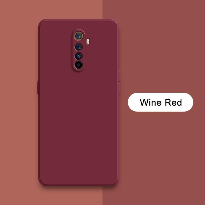 Классический квадратный жидкий силиконовый чехол для Realme X XT Master X2 Pro 360 противоударный мягкий мобильный чехол RealmeX X2Pro защитные сумки