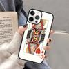 Чехол для телефона с игральными картами Король и Королева для iPhone 16 15 SE2020 6 7 8 Plus для Apple 13 11 12 14 Mini Pro Max Чехол-ракушка