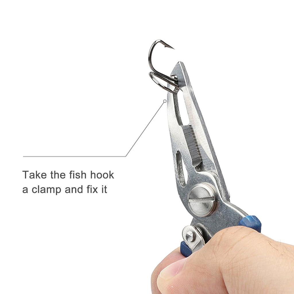 Stainless Gripper Hook Remover Fishing Pliers Fishing Tackle Multifunctional Rustproof Line Clippers Braid Line Cutter