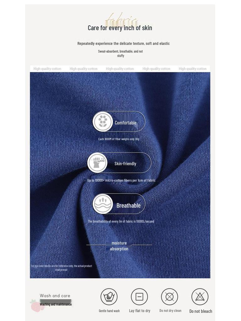 2025 Spring/Summer Women's Cotton Pullover Pajama Set - Short Sleeve Top with Long Pants