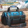 Multifunctional Tool Bag Thickened Large Capacity Waterproofed Wear-Resistant Toolkit MultiPocket Electrician Storage Bag