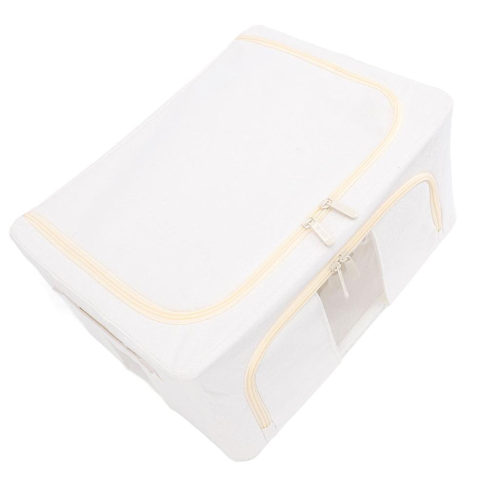 Контейнеры для хранения тканей, многоцелевые, большой емкости, складные, утолщенные, из хлопка и льна, со стальным каркасом