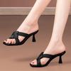 Fashion 2025 Hot Sale Ladies Shoes Open Toe Women's Slippers Fashion Outdoor Dress Summer New Best Seller Elegant Non-Slip High Heels