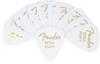 Fender Pick Classic 351 Extra 12 Count Celluloid, White, Shape, Heavy,