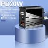 Двойное быстрое USB-зарядное устройство - 5В/9В/12В, QC3.0+PD, стандарты ЕС/США
