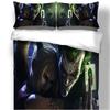 Megamind Quinn Harley Joker Duvet Cover With Pillow Cases Cartoon Set Bedding