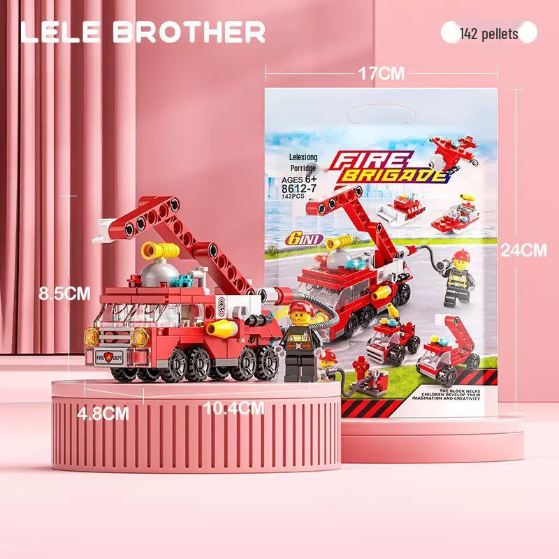 Совместимые с Lego маленькие строительные блоки: Образовательный военный набор «Танк и замок» для мальчиков и девочек