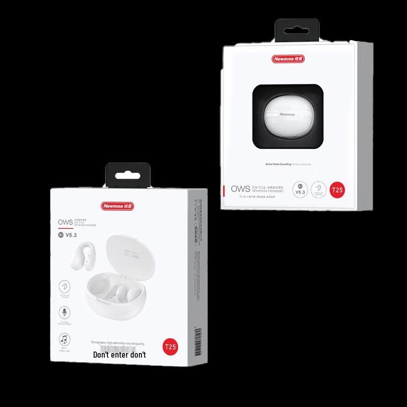 Newman T25 Clip-on Bone Conduction Wireless Earphones