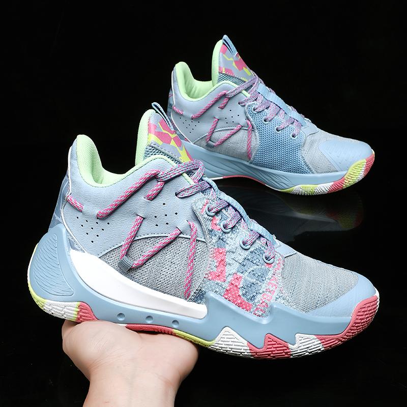 Модные мужские баскетбольные кроссовки с высоким верхом для парных кроссовок для мужчин и женщин 2024 года, новая мужская обувь для спорта на открытом воздухе, теннисные туфли, бесплатная доставка