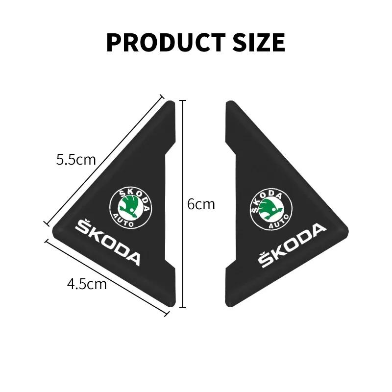 gmvtw1 Auto Logo Car Door Guard Edge Corner Protector For Skoda Octavia Kodiaq Fabia Superb Rapid Kamiq Karoq Derivati Yeti Enyaq A7