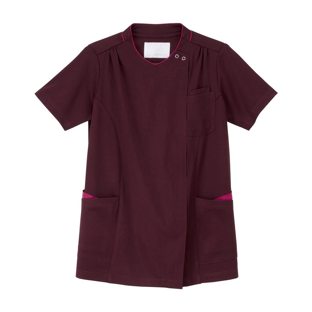 Nagaileben Maternity Scrub Bordeaux RF-5187(L)