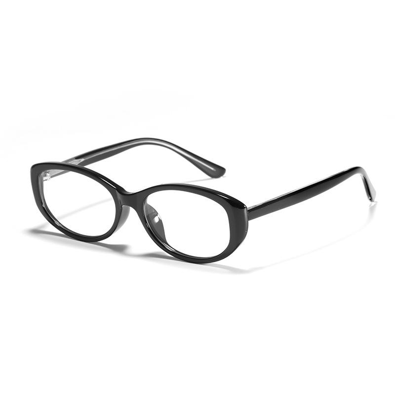 83001 Сверхлегкая ретро оправа для очков из TR90, Готовая для миопии, Защита от синего света, с вставными дужками