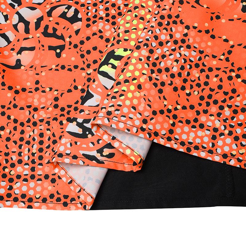 Женские свободные платья с круглым вырезом и длинными рукавами больших размеров