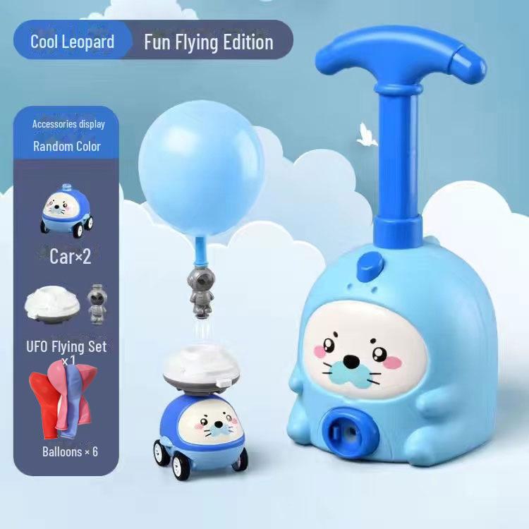 Воздушный скутер Douyin Piggy Power: Детская игрушка-животное, работающая на воздушных шарах