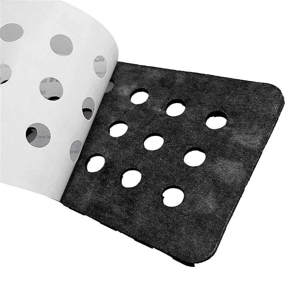 5 Pieces Square Grooved EVA Surfboard SUP Traction Deck Grip Tail Pad Gray