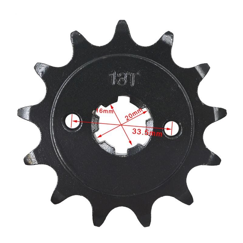 13T 14T 15T Motorcycle Front Sprocket Fit For HYOSUNG GT250 R Sport GT250R GV250C GV250 250 For YAMAHA YFS200 TTR230 200 230