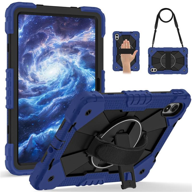 Redmi Pad 2 Pro 12.1 Inch Tablet Case With Rotating Stand Wrist Strap Shockproof Protection - Silicone Cover Portable Use