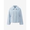 Cc Collect Metal Toggle Fur Jacket C254psj611