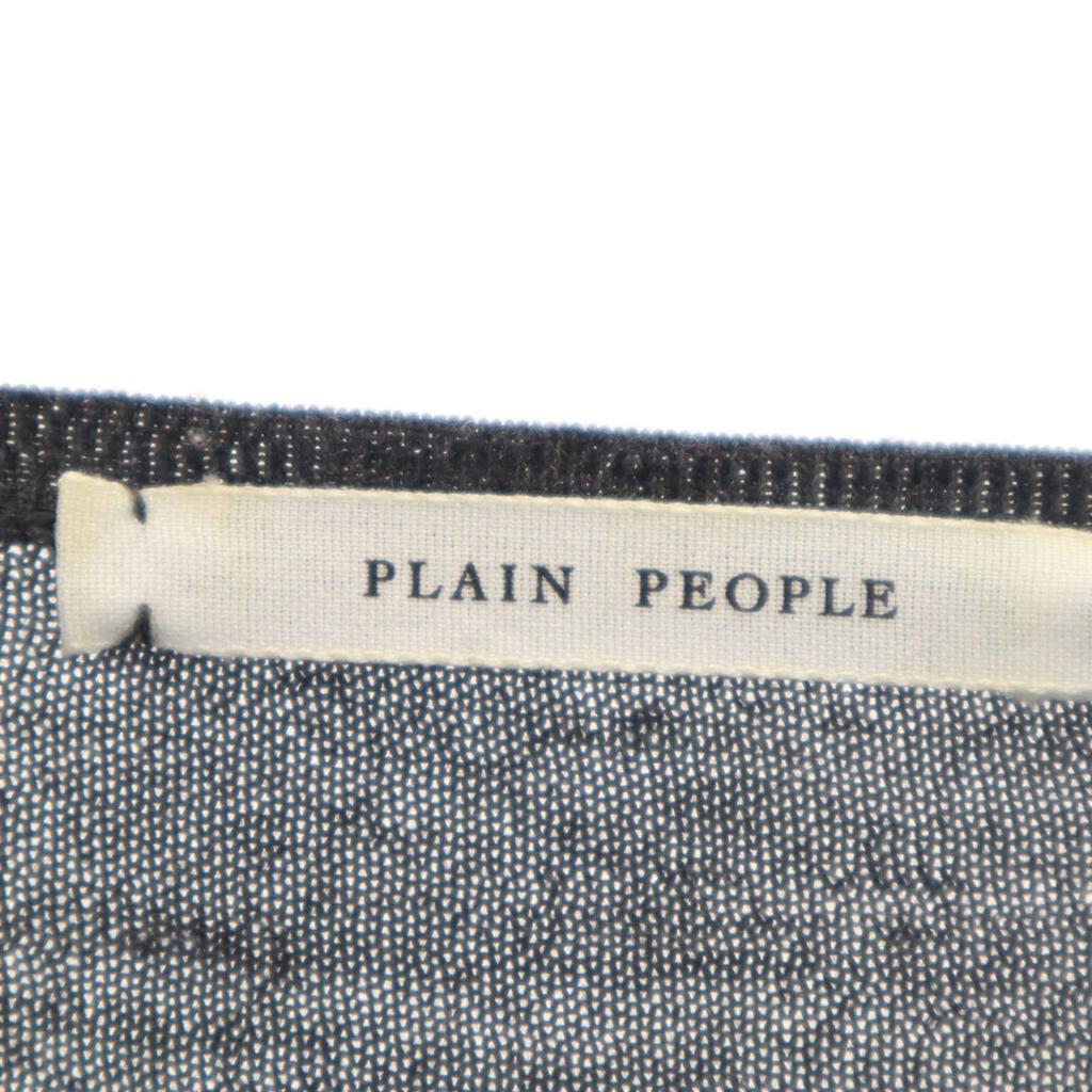 PLAIN PEOPLE 100% шерсть Вязаное платье с длинным рукавом Длинное платье 3 серый Женский Б/у