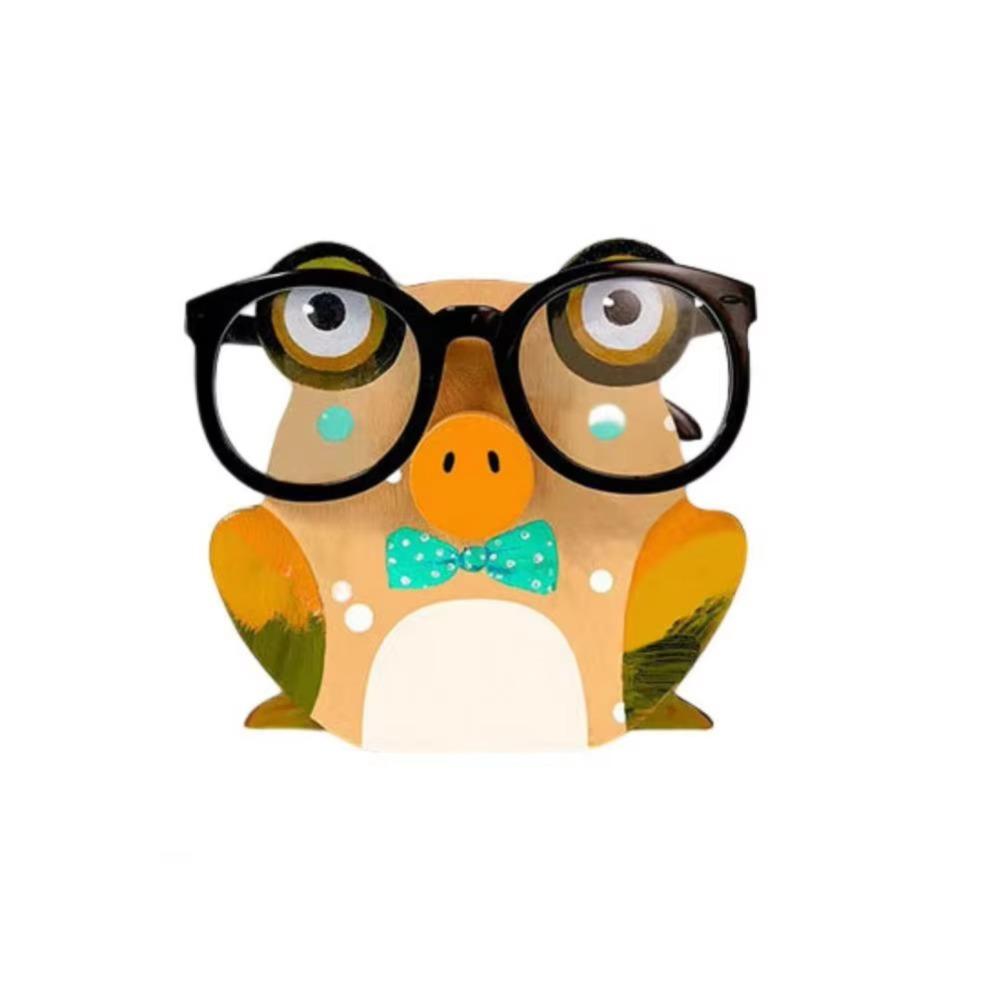 Animal Glasses Display Wooden Display Rack Creative Sunglasses Wooden Stand