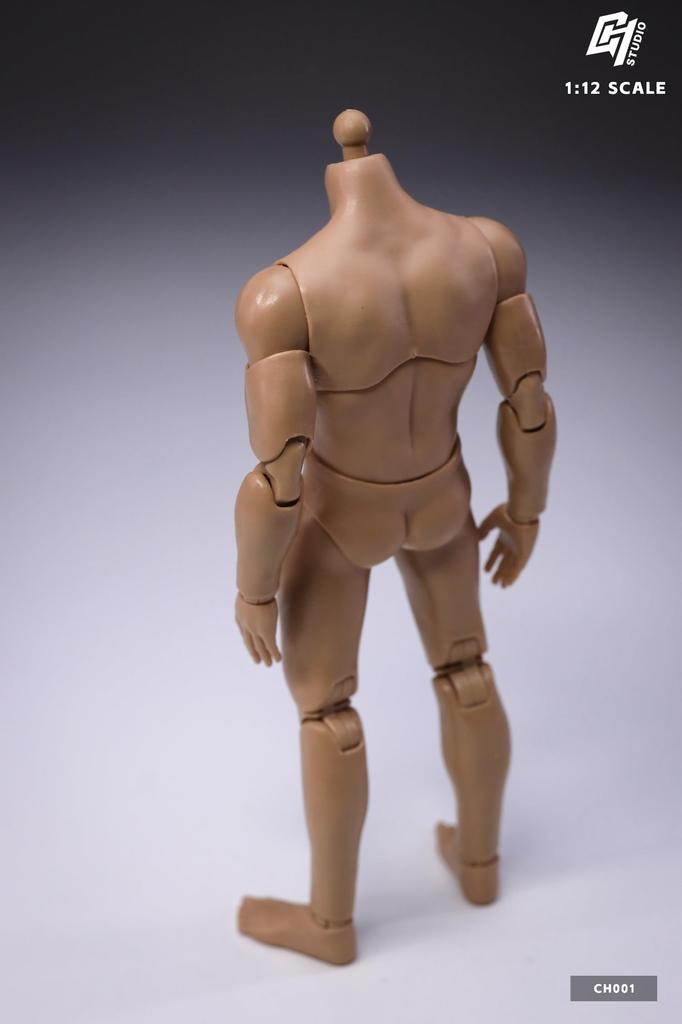 Игрушки Хобби Фигурка CH studio Мужское Подвижное Шарнирное Тело & [TOYBARJAPAN] 1/12 CH001/CH002 Мужское (CH001)