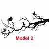 Birds On Branch Wall Art, Metal Wall Decor, Metal Wall Hangings, Home Living Room Bedroom Decoration, Branch Decor, Birds Wall Art