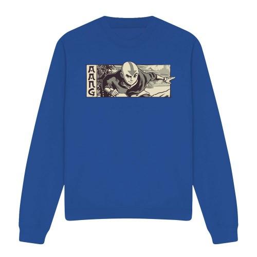Avatar: The Last Airbender Unisex Adult Aang Illustrated Sweatshirt