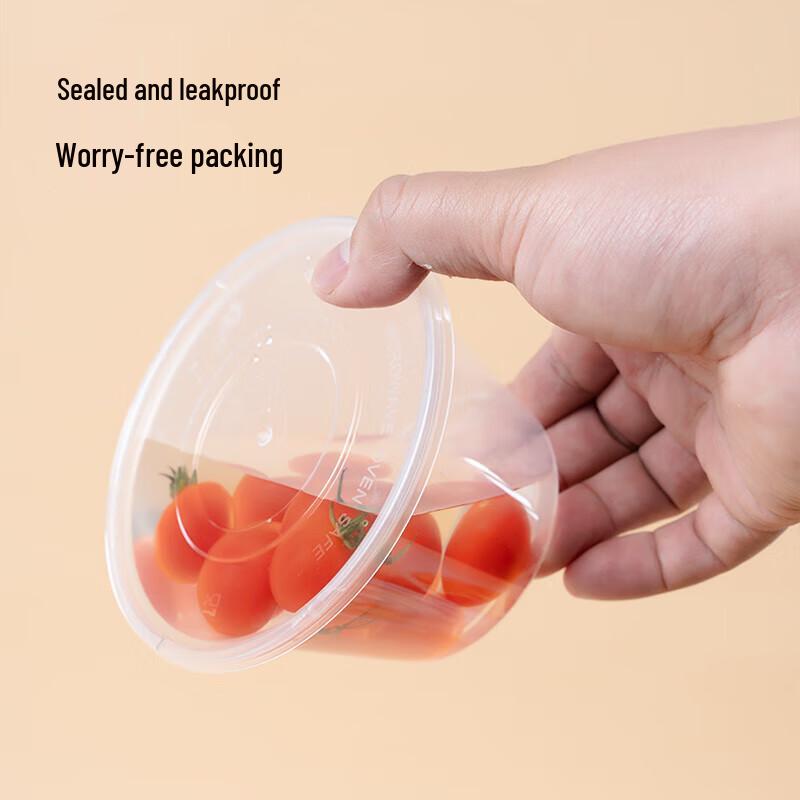 Disposable Round Meal Box with Lid