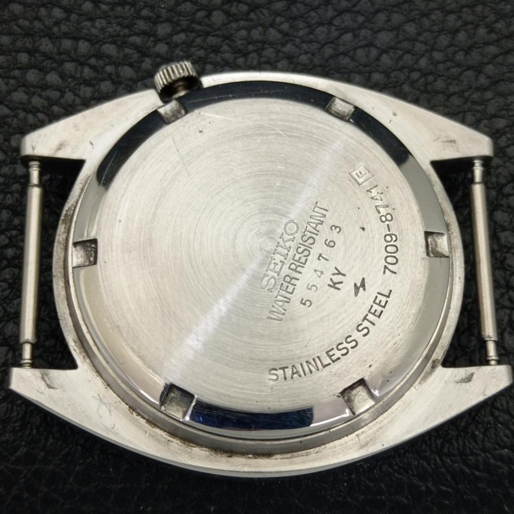 АВТОМАТИЧЕСКИЕ ВИНТАЖНЫЕ ЧАСЫ SEIKO 5 ЯПОНИЯ 7009A МУЖСКИЕ С СИНИМ ЦИФЕРБЛАТОМ a702110-5