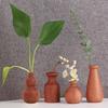 1PC Storage Bottle Home Decoration Wooden Vase Nordic Flower Pot Arrangement Flower Plants Minimalism Tabletop Ornament