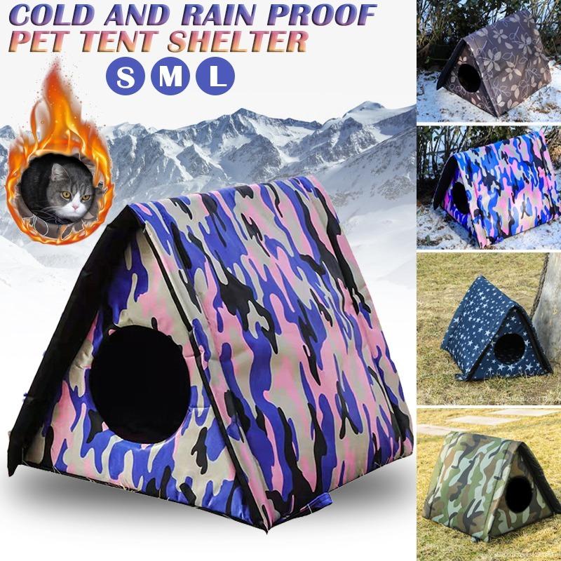Домик для домашних животных, складная водонепроницаемая комната для кошек и собак, кровать для отдыха, приют для животных