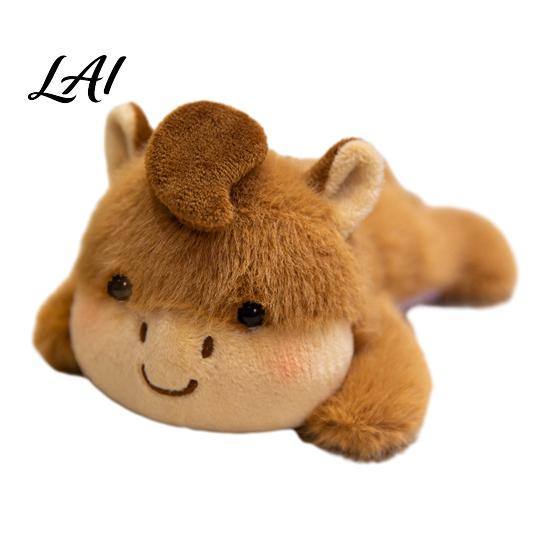 Car Dashboard Ornament Plush Animal Fridge Magnet Decoration Magnetic Stuffed Soft Ornament Dog Frog Horse Duck Shape Refrigerator Interior Decor