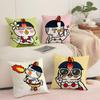 Kwaii Anime BBuldak RRameSn Cushion Cover Pillowcase Ultra Soft Skin Friendly Fabric Cloud Like Comfort  Concealed Zipper