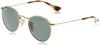 Junior Round Size Size 44 Sunglasses, Kids' Model, 0RJ9547S, 223/71cm, Gold, Japan, (Free Size)