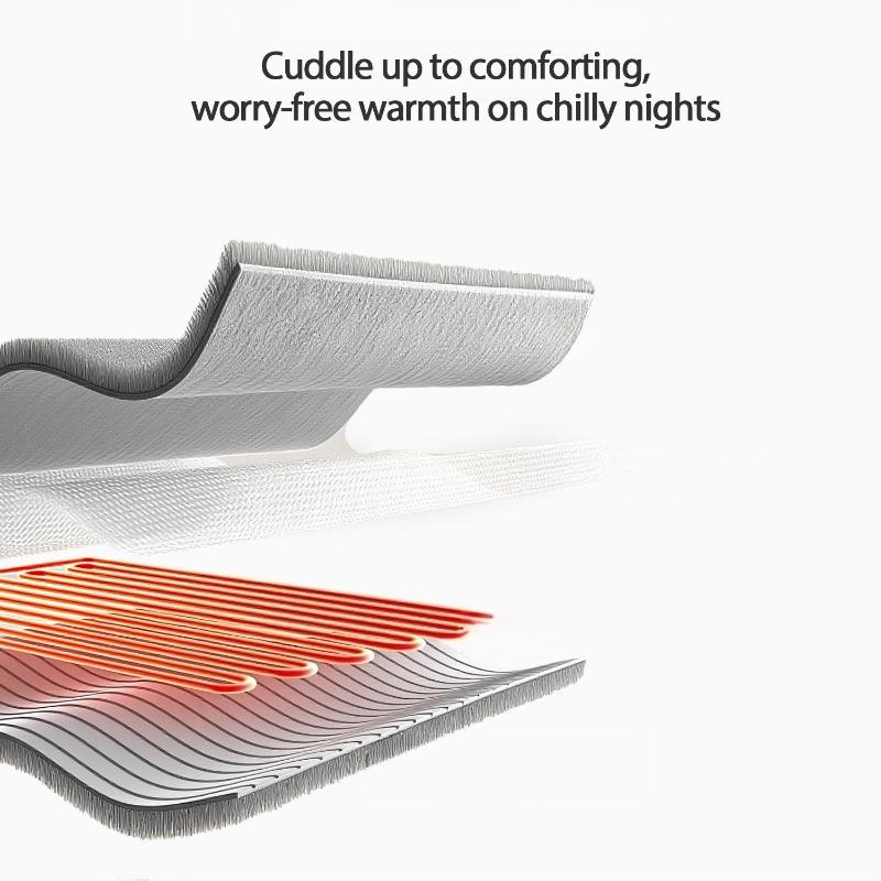 180x130cm Electric Blankets Flannel Warm Body Heating Blanket Intelligent 6-speed Temperature Control Thin Blanket Multi Purpose Sofa Bed Thin Quilt