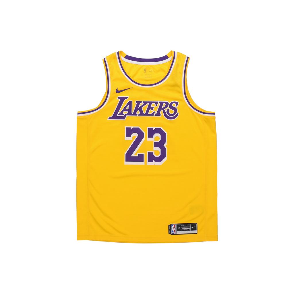 Nike Джерси LeBron James Icon Swingman Желтая мужская уличная одежда AA7099-741