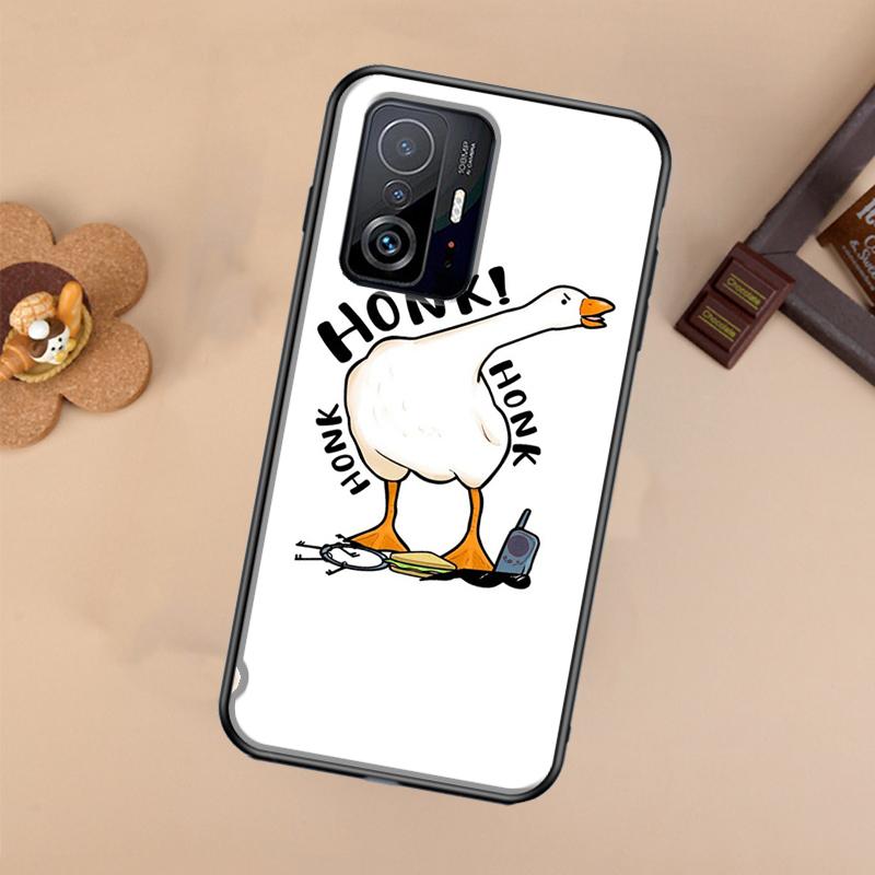 Смешной Мультяшный Чехол-Утка Для Xiaomi 14T 11T 12T 13T Pro 13 14 Ultra POCO X7 Pro X3 X5 F3 F5 F6 M6 X6 Pro Чехол