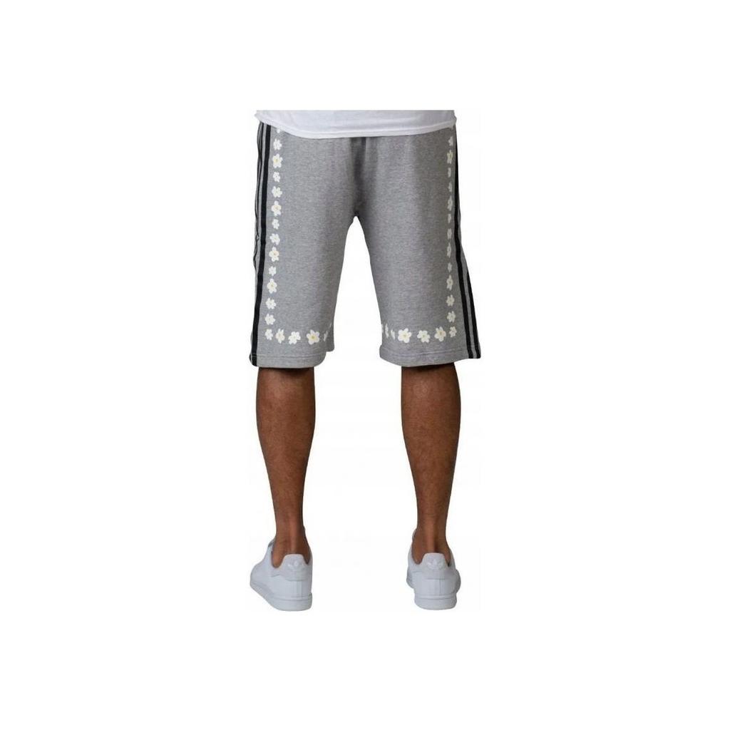 Adidas Мужские шорты Originals Williams с цветочным принтом, средней посадкой и эластичным поясом, повседневные, серые, AO2997