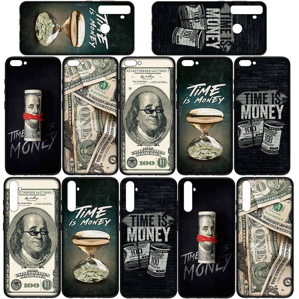 For Samsung Galaxy S24 S23 iPhone 16 15 14 Xiaomi Redmi Note 13 12 11 8 Plus 9 Pro Max X XR Phone Case Money One Hundred Dollars 100 OPPO Huawei Cover