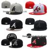 Бейсболка Atlanta Braves MLB с прямым козырьком и вышивкой