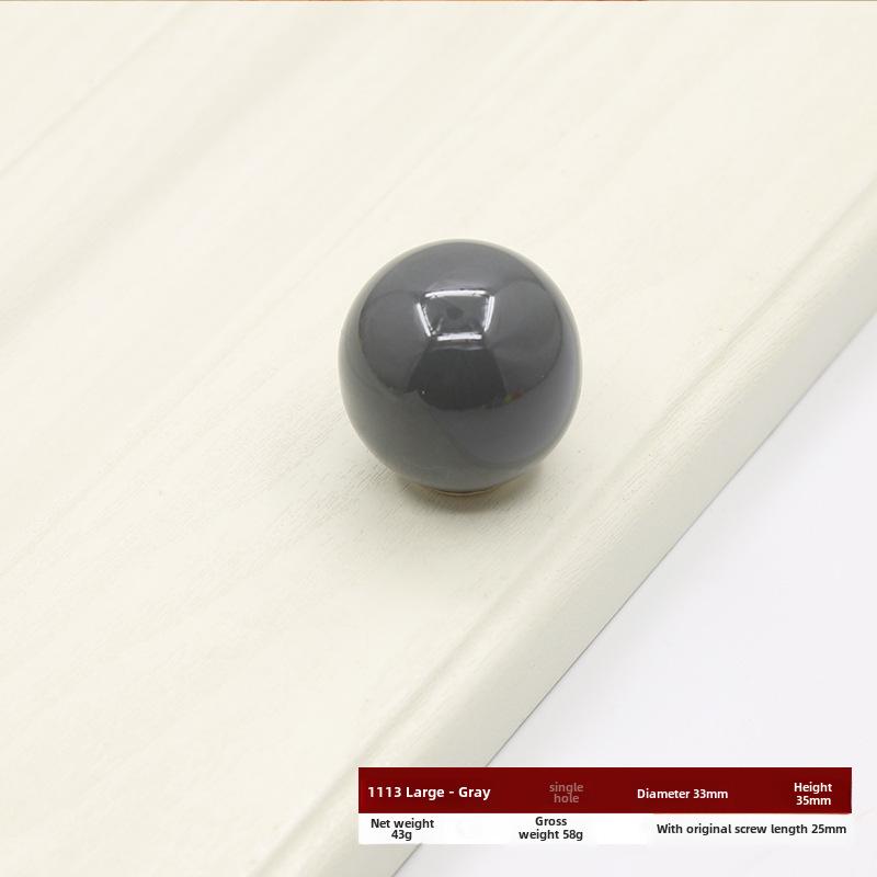 Круглая цветная керамическая дверная ручка для шкафов, гардеробов и ящиков