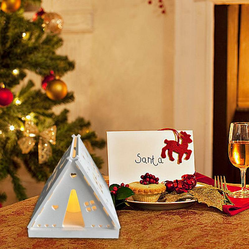 Форма для подсвечника-чайной свечи, силиконовая, полая, звезды и луна, форма домика, литьевая форма для подсвечника, форма палатки для кемпинга для гипса