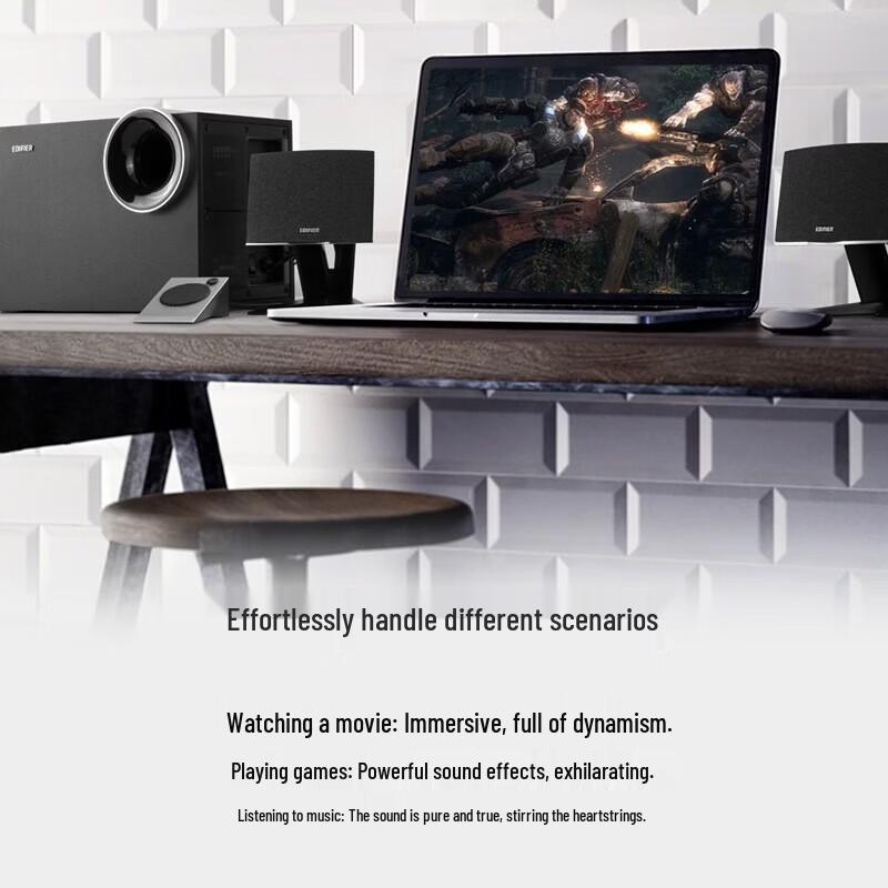 Edifier R201T Северная Америка 2.1 Bluetooth Компьютерная акустика CN вилка (адаптер в комплекте)