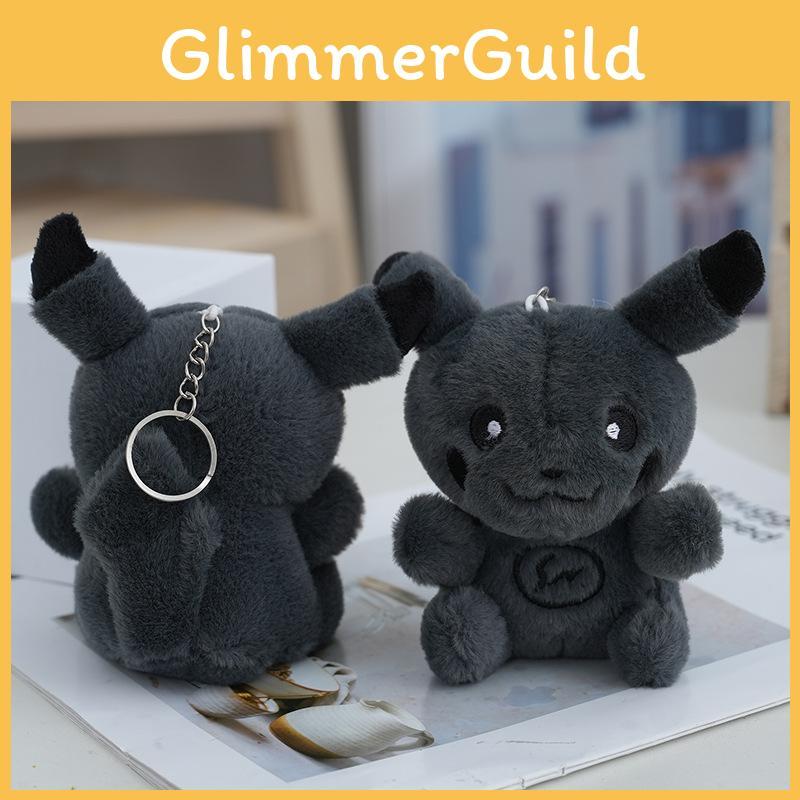 Очаровательный плюшевый брелок Пикачу с драгоценным камнем, подарок на день рождения, мягкая игрушка, фигурка